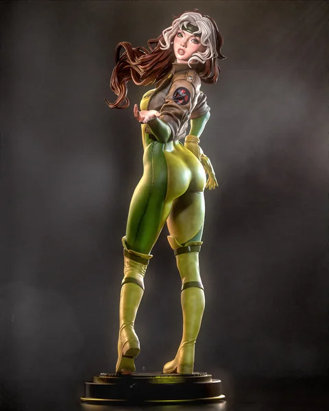 Rogue (X-Men / Marvel) 1/6 scale pre-supported 3D print STL figure by Nympha3D