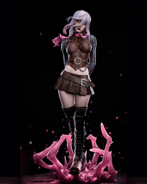 Sable Ward (Dead by Daylight) 1/6 scale pre-supported 3D print STL figure by Nympha3D